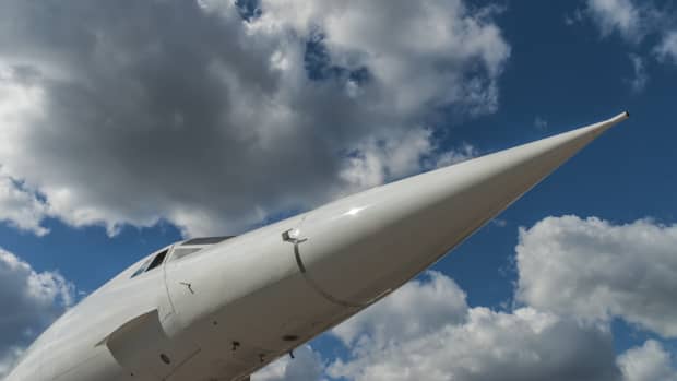 Concorde aircraft.