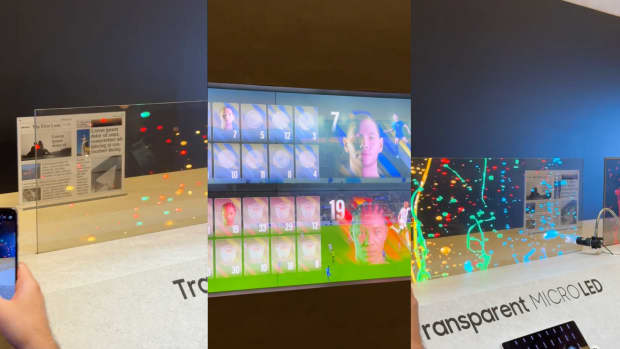 Samsung Transparent MicroLED TV