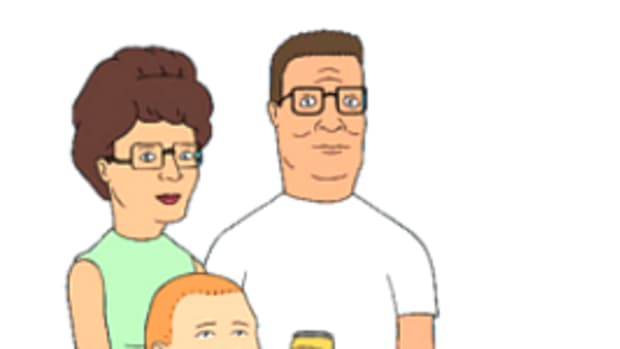 Characters from the King of the Hill cartoon
