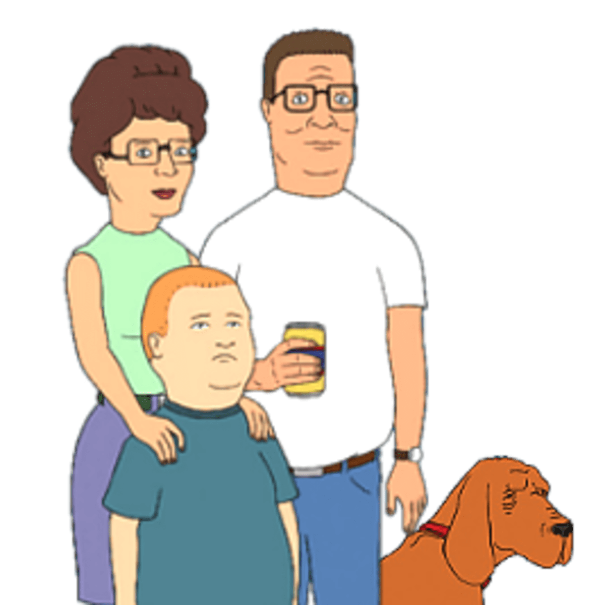AI Generated King of the Hill character portraits. #koth #kingofthehil