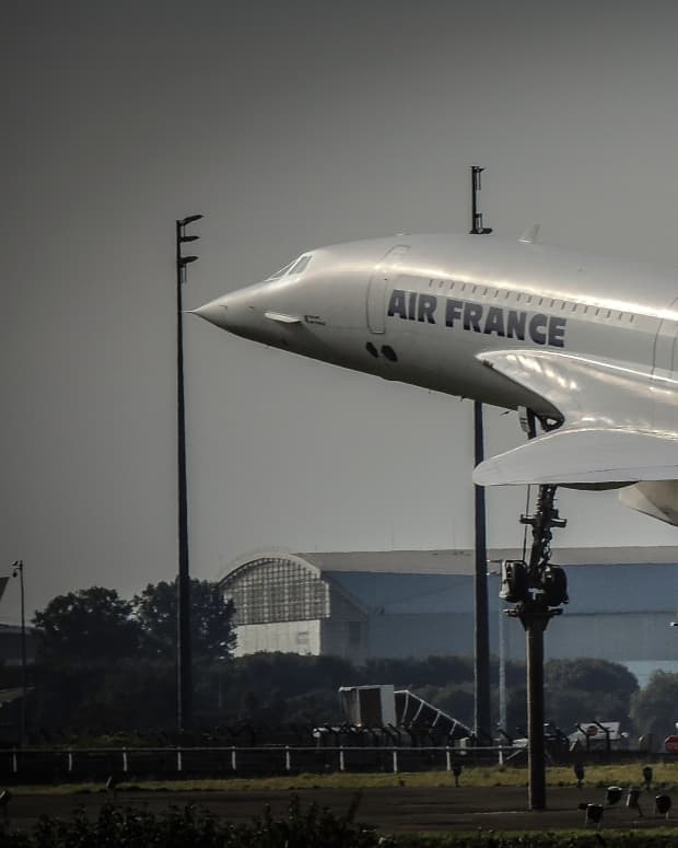 The Concorde jet licensed to Air France