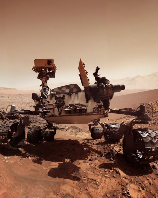 Mars rover Curiosity.