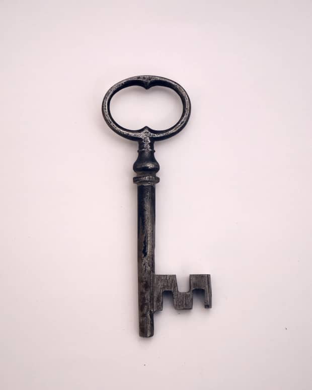Italian safe key.