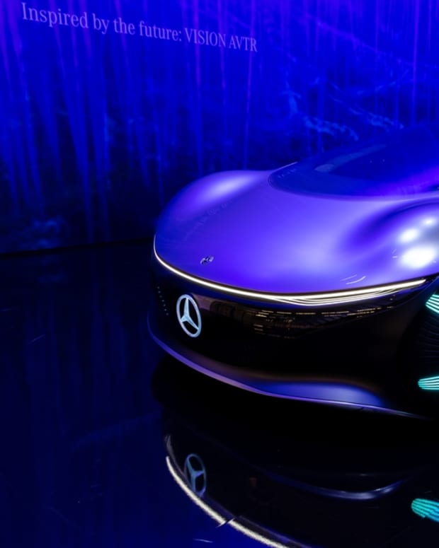 The Mercedes AVTR concept car.