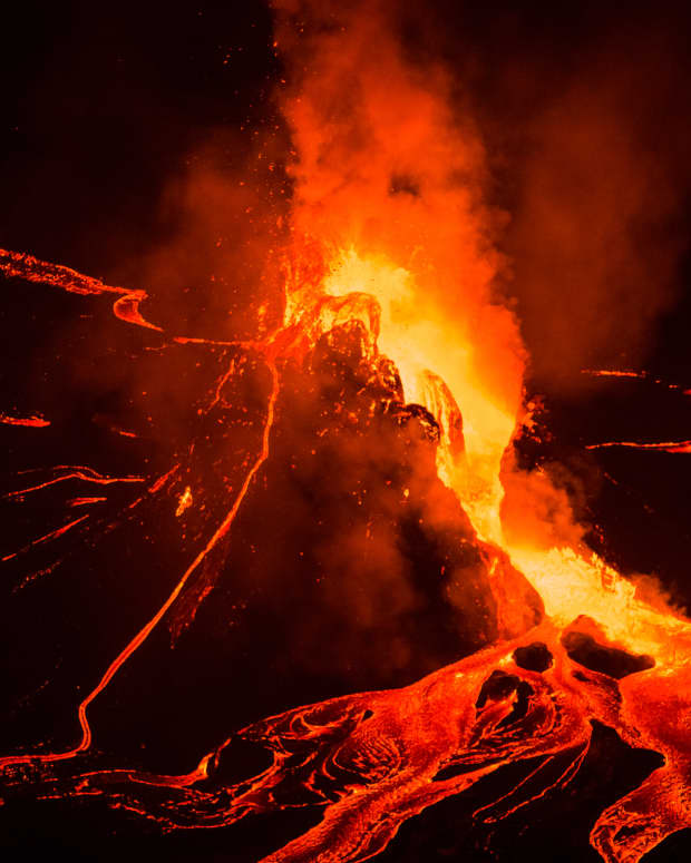 Lava Erupting