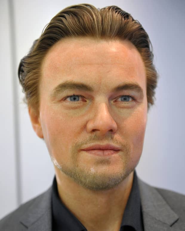 A waxwork model of Leonardo DiCaprio