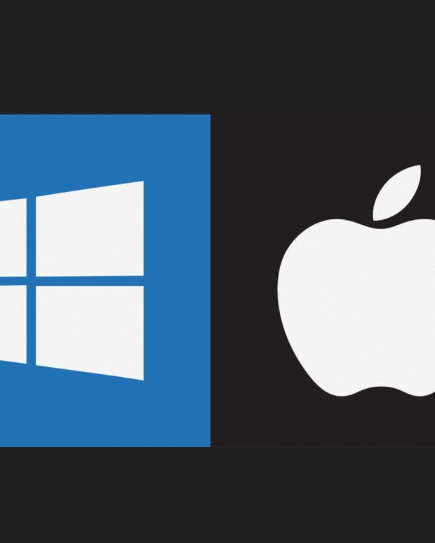 Windows and Mac logos.