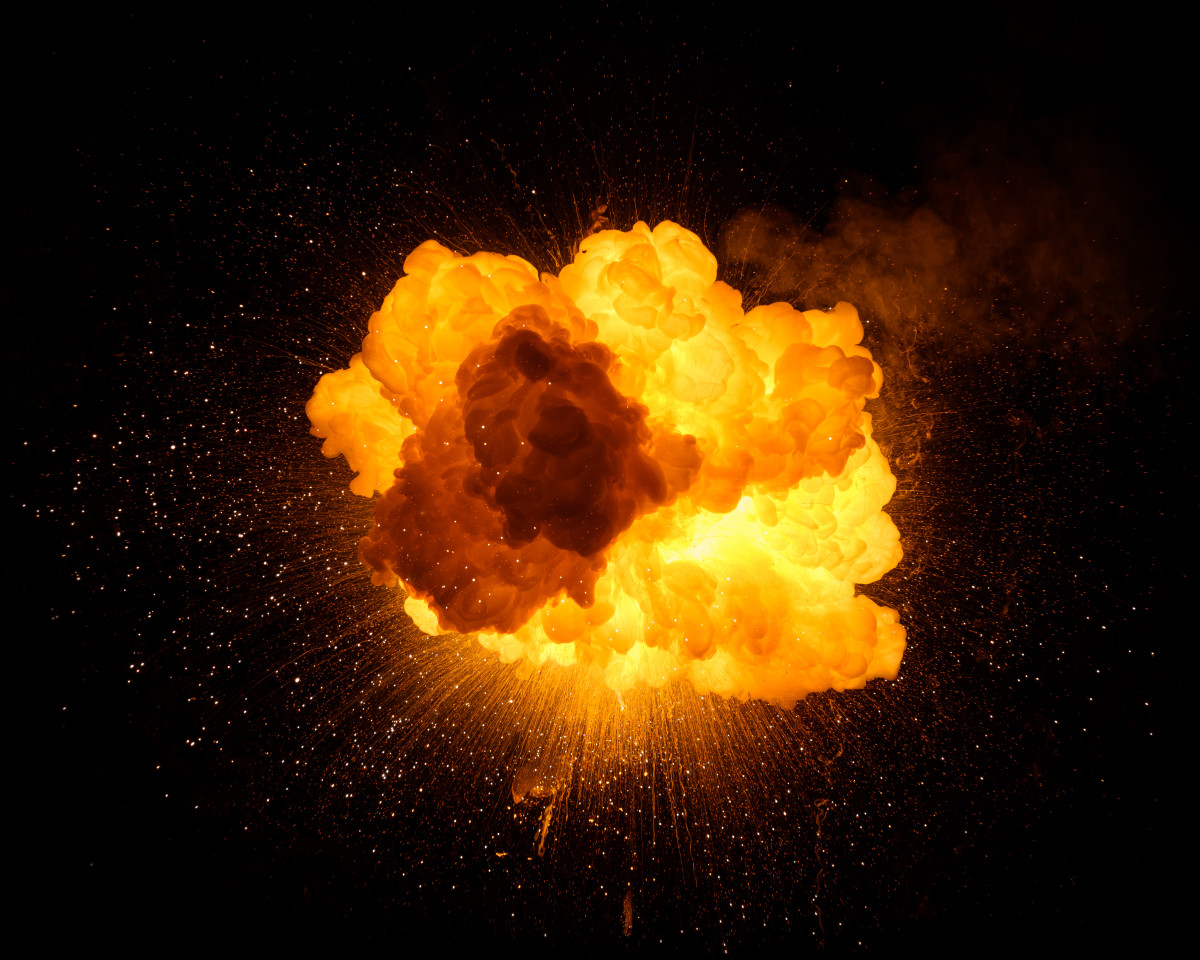 Students Gather to Watch Hazmat Crew Detonate a Bomb Made by Chemistry ...